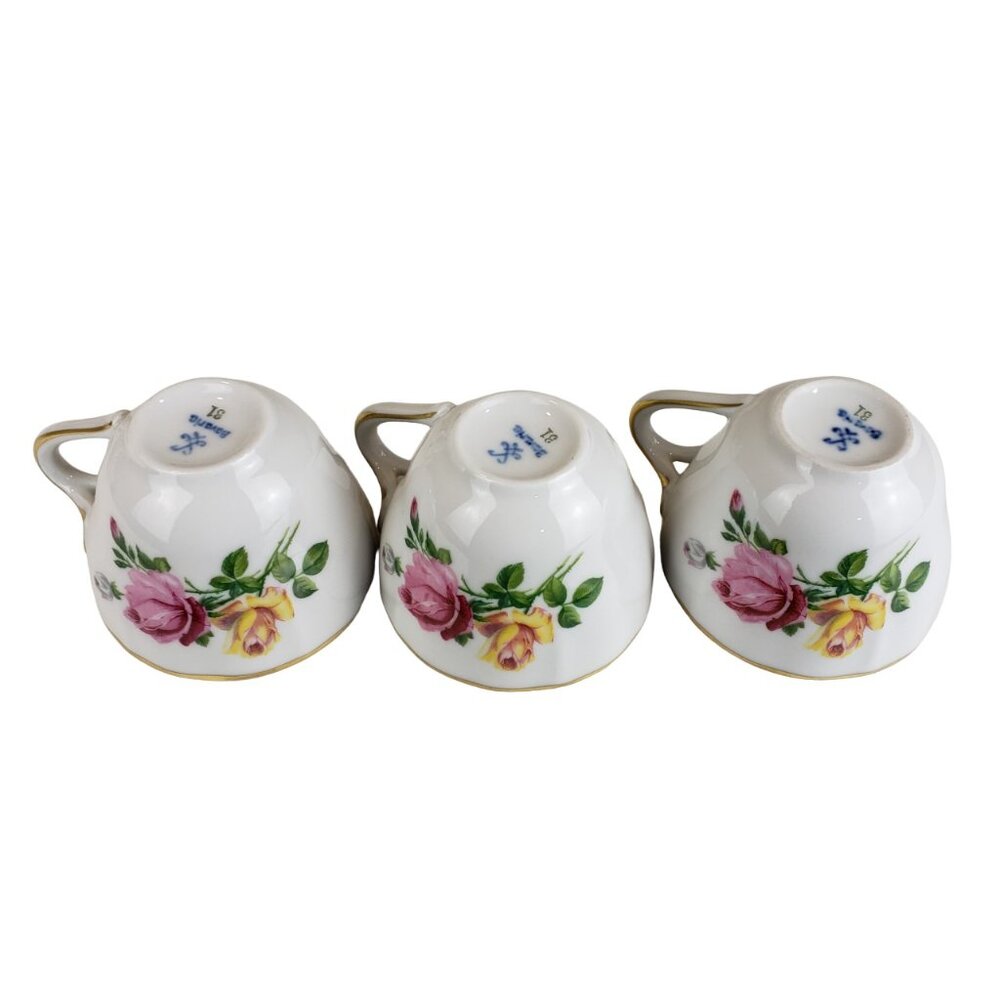 11 Piece Vintage Tea Coffee Set Bavaria, Excellent Vintage Condition Gold Trim - Picture 4 of 14